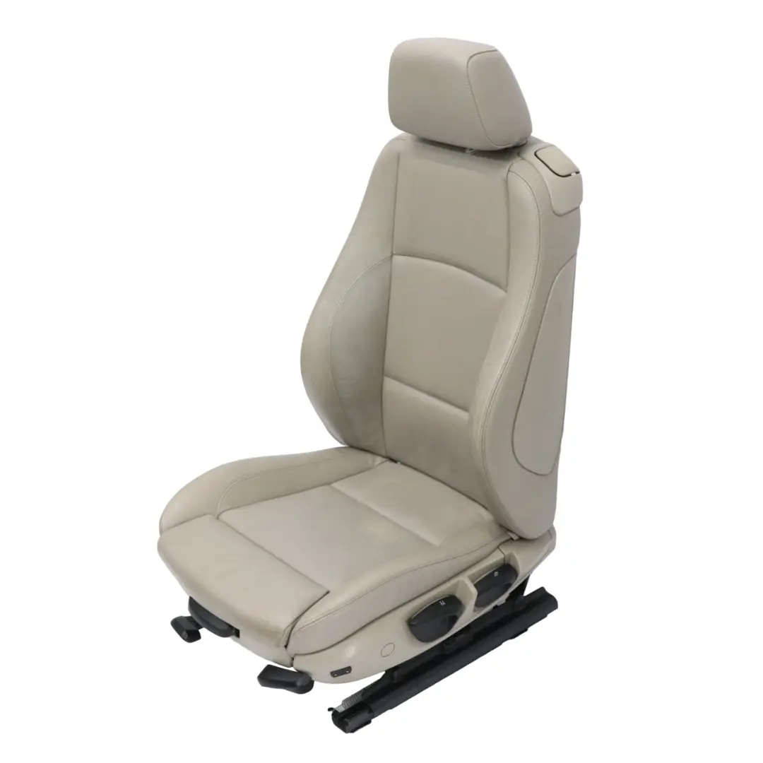 BMW E81 E82 Sport Vorne Links Sitz Leder Boston Beige Interieur - SKU 9164939-1 - Teilenummer 9164939