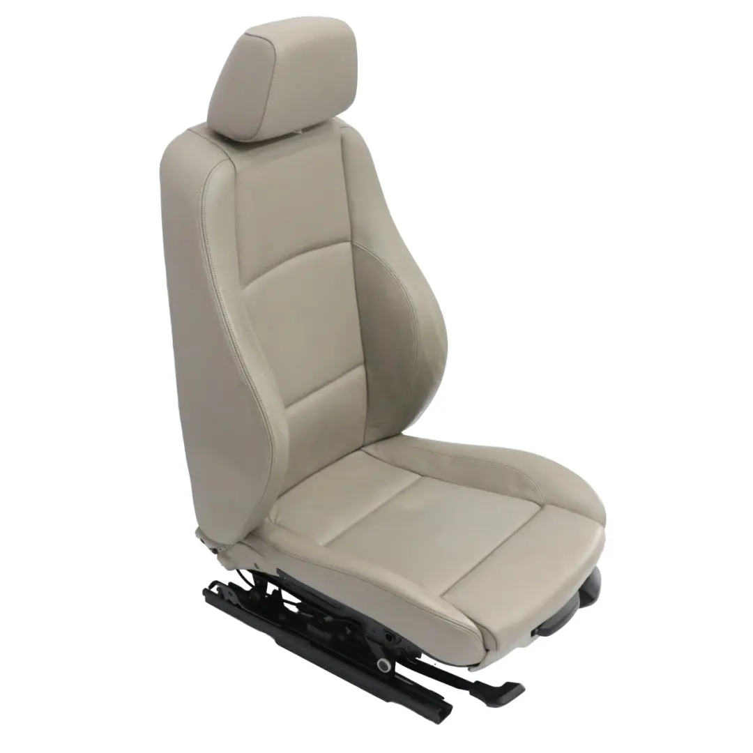 BMW E81 E82 Sport Front Left N/S Seat Leather Boston Beige Interior - SKU 9164939-1 - Part number 9164939