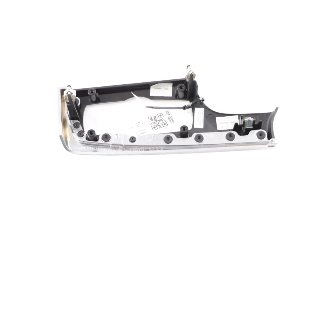 BMW F10 F11 Driver Side Trim I-panel Fine Brushed Aluminium Cover - SKU rhd-9166932 - Part number 9166932