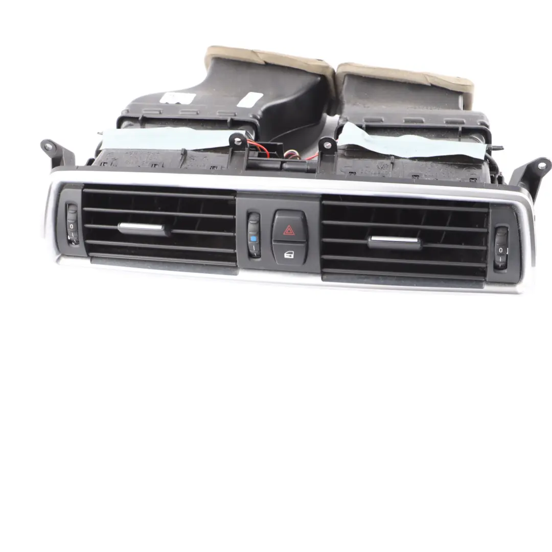 Vent Fresh Air Grille Center Dashboard Hazard Switch to BMW F07 Air with Part number 9166966 BMW F07 Air Vent Fresh Air Grille Center Dashboard Hazard Switch - SKU 9166966 - Part number 9166966