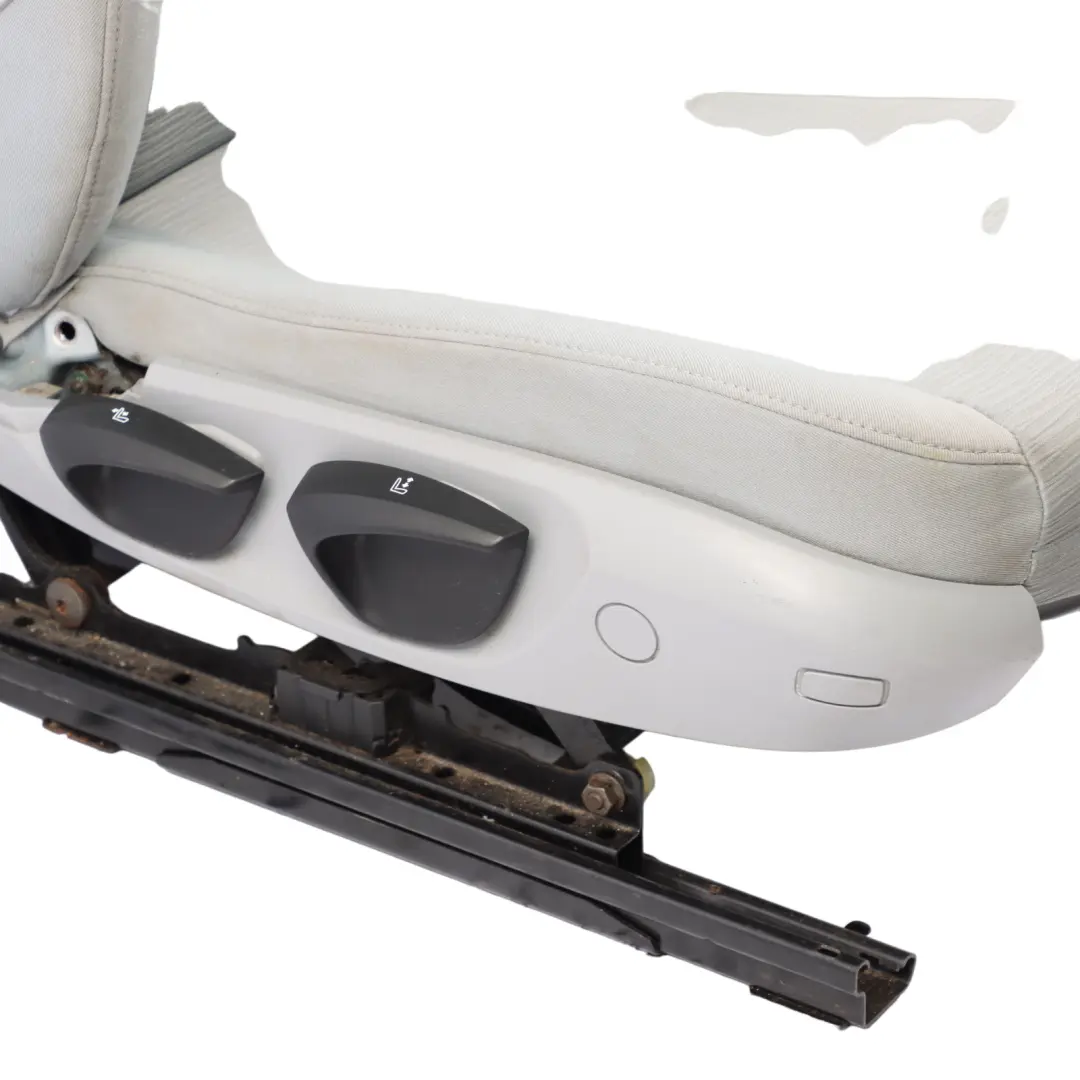 Front Right O/S Seat Cloth Fabric Elektra Alaska Grey Interior to BMW E87 LCI with Part number 9179073 BMW E87 LCI Front Right O/S Seat Cloth Fabric Elektra Alaska Grey Interior - SKU 9179073 - Part number 9179073