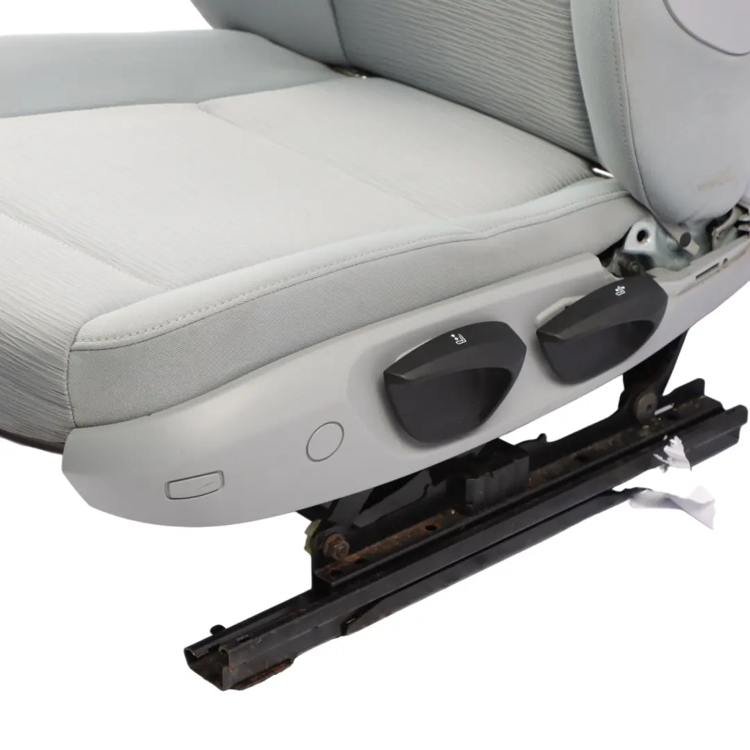Front Left N/S Seat Cloth Fabric Elektra Alaska Grey Interior to BMW E87 LCI with Part number 9179074 BMW E87 LCI Front Left N/S Seat Cloth Fabric Elektra Alaska Grey Interior - SKU 9179074 - Part number 9179074