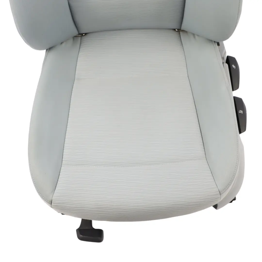 Front Left N/S Seat Cloth Fabric Elektra Alaska Grey Interior to BMW E87 LCI with Part number 9179074 BMW E87 LCI Front Left N/S Seat Cloth Fabric Elektra Alaska Grey Interior - SKU 9179074 - Part number 9179074