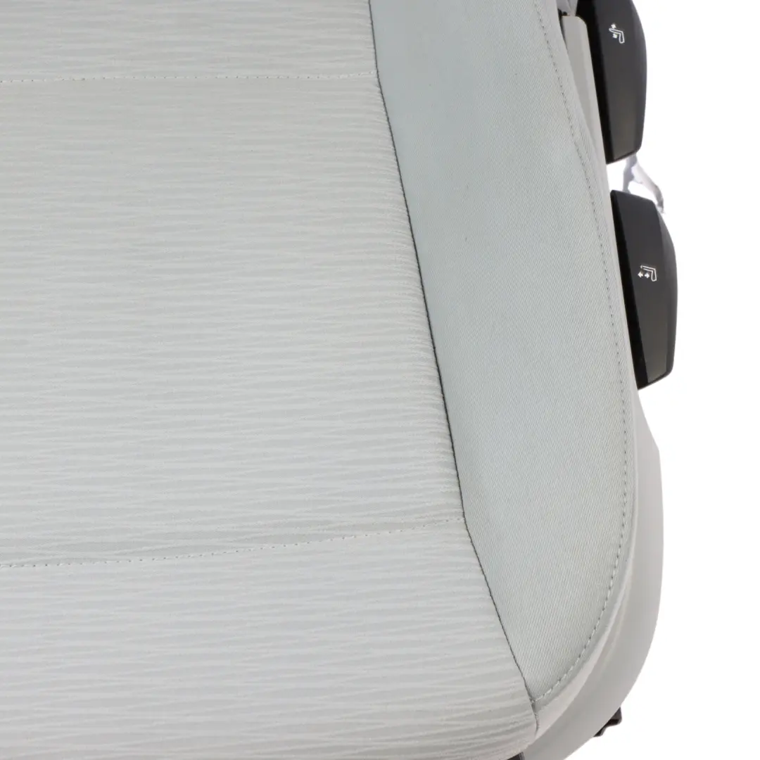 Front Left N/S Seat Cloth Fabric Elektra Alaska Grey Interior to BMW E87 LCI with Part number 9179074 BMW E87 LCI Front Left N/S Seat Cloth Fabric Elektra Alaska Grey Interior - SKU 9179074 - Part number 9179074