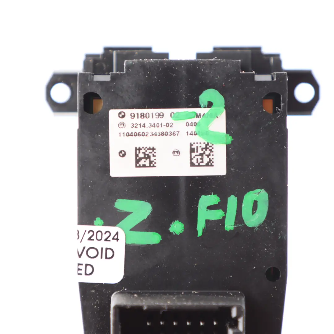  Switch Parking Brake BMW F10 F11 Button Switch Trim Black - SKU 9180199-2 - Part number 9180199