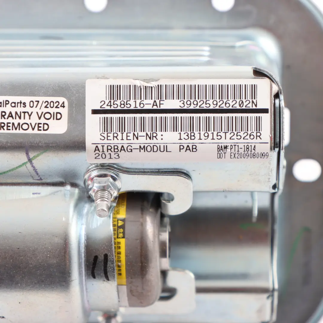  Module D'Air Passager BMW X3 F25 X4 F26 Tableau De Bord Avant Gauche - SKU 9259261 - Numéro de pièce 9259261