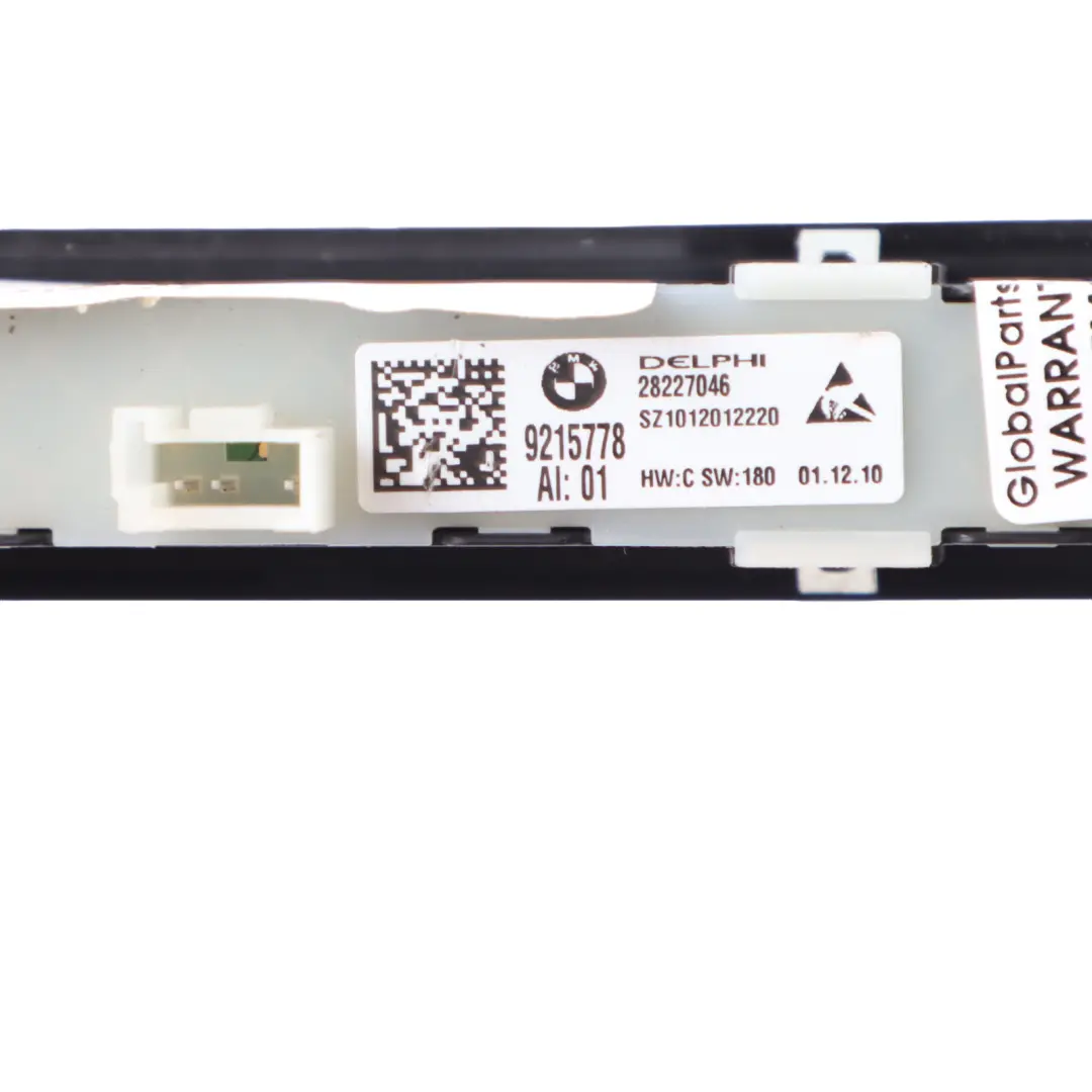 Panneau De Commande Des Sièges Arrière Réglage De La Mémoire pour BMW F02 à propos du numéro de pièce 9215778 BMW F02 Panneau De Commande Des Sièges Arrière Réglage De La Mémoire - SKU 9215778 - Numéro de pièce 9215778