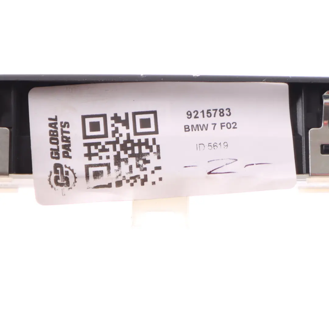 BMW F02 Rear Seats Control Button Panel Switch Memory Adjustment - SKU 9215783 - Part number 9215783