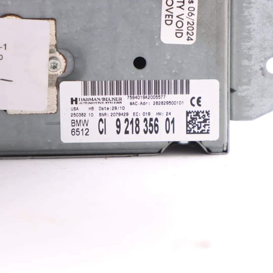 BMW X5 E70 Head Unit CIC DAB Professional Navigation System Controller - SKU 9218356-1 - Part number 9218356