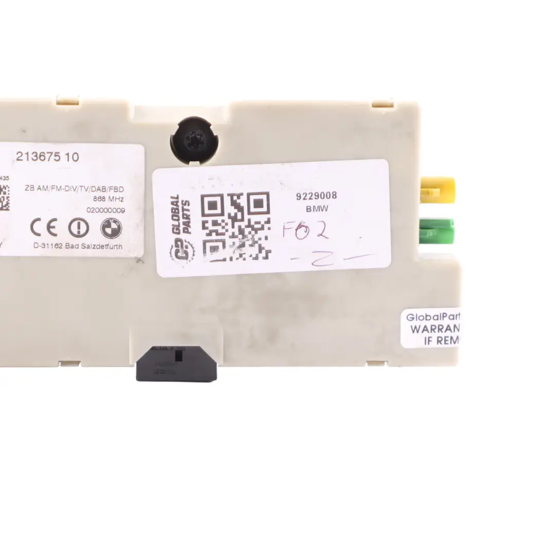 Antenna Amplifier Diversity Audio Sound Unit to BMW F02 with Part number 9229008 BMW F02 Antenna Amplifier Diversity Audio Sound Unit - SKU 9229008 - Part number 9229008