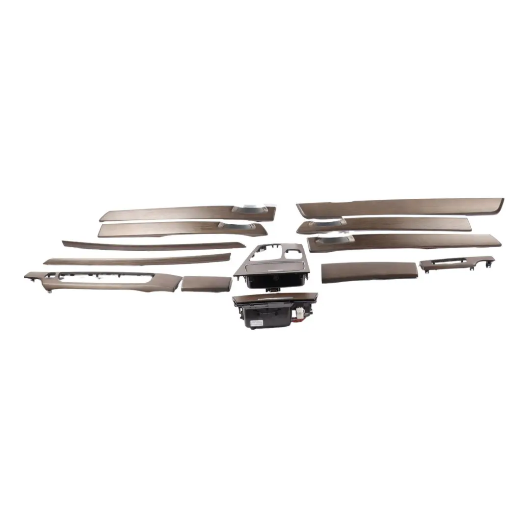 Interior Trim Set Dashboard Dash Cover Console Strip Wood Fineline to BMW F01 LCI with Part number 9232614 BMW F01 LCI Interior Trim Set Dashboard Dash Cover Console Strip Wood Fineline - SKU 9232614-1 - Part number 9232614