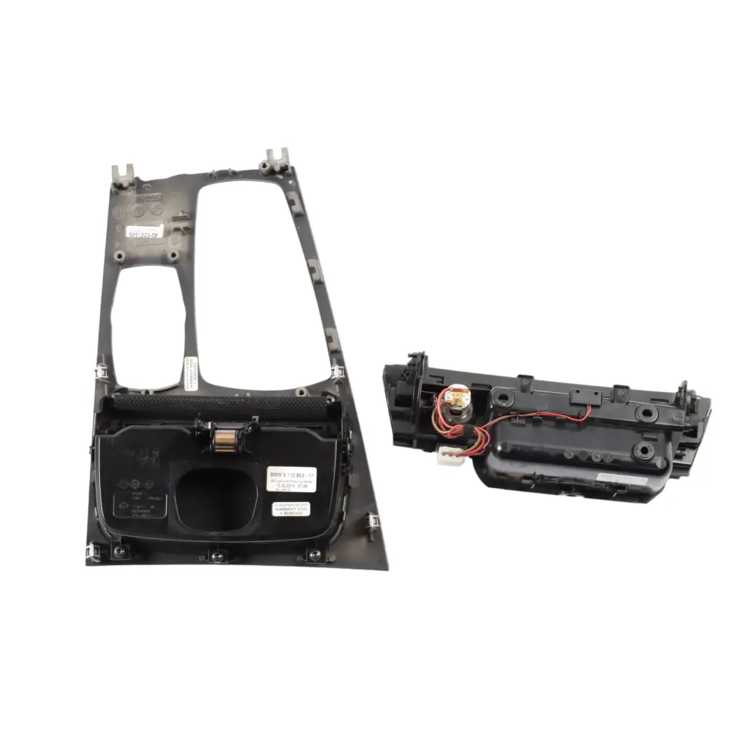 BMW F01 LCI Interior Trim Set Dashboard Dash Cover Console Strip Wood Fineline - SKU 9232614-1 - Part number 9232614