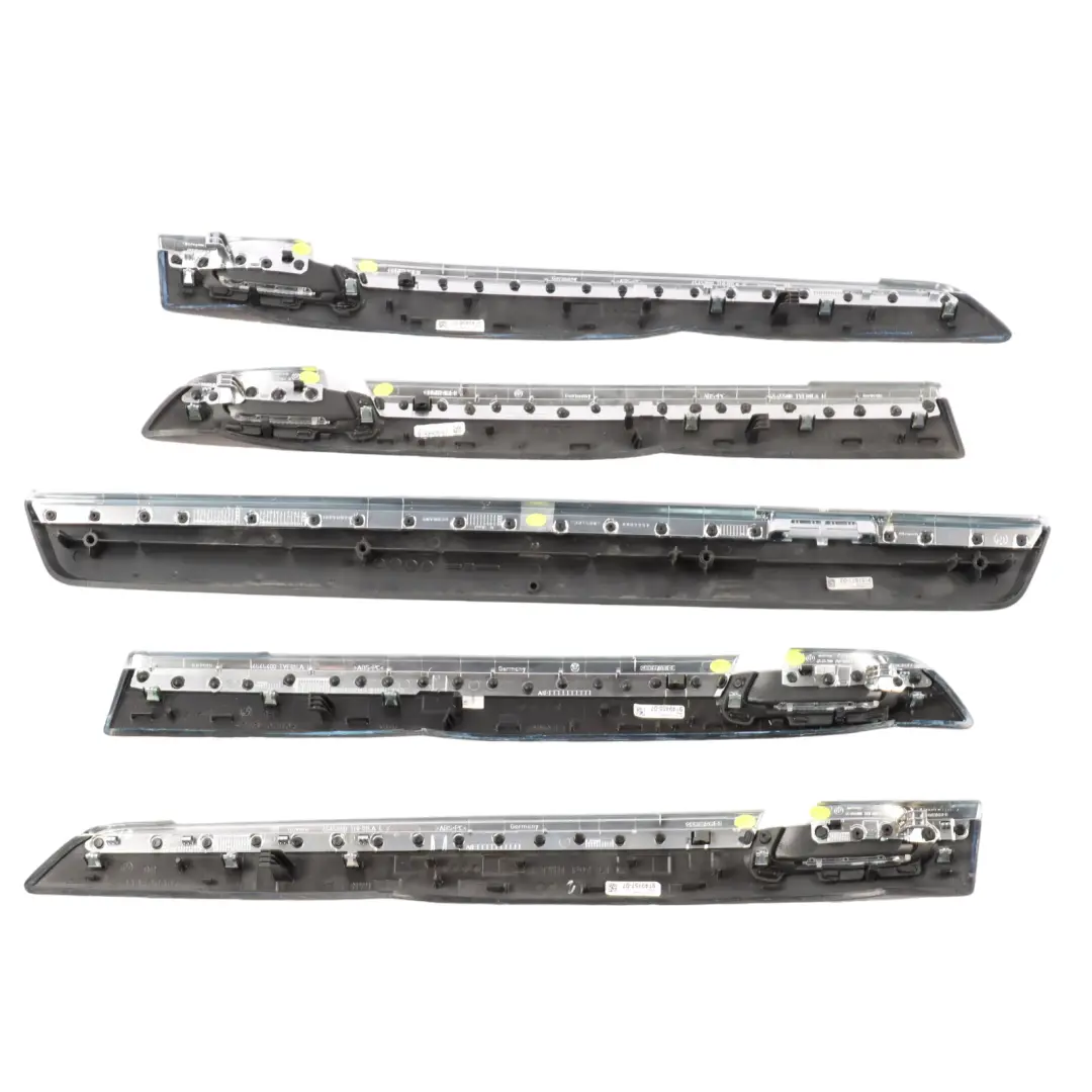 BMW F01 LCI Interior Trim Set Dashboard Dash Cover Console Strip Wood Fineline - SKU 9232614-1 - Part number 9232614