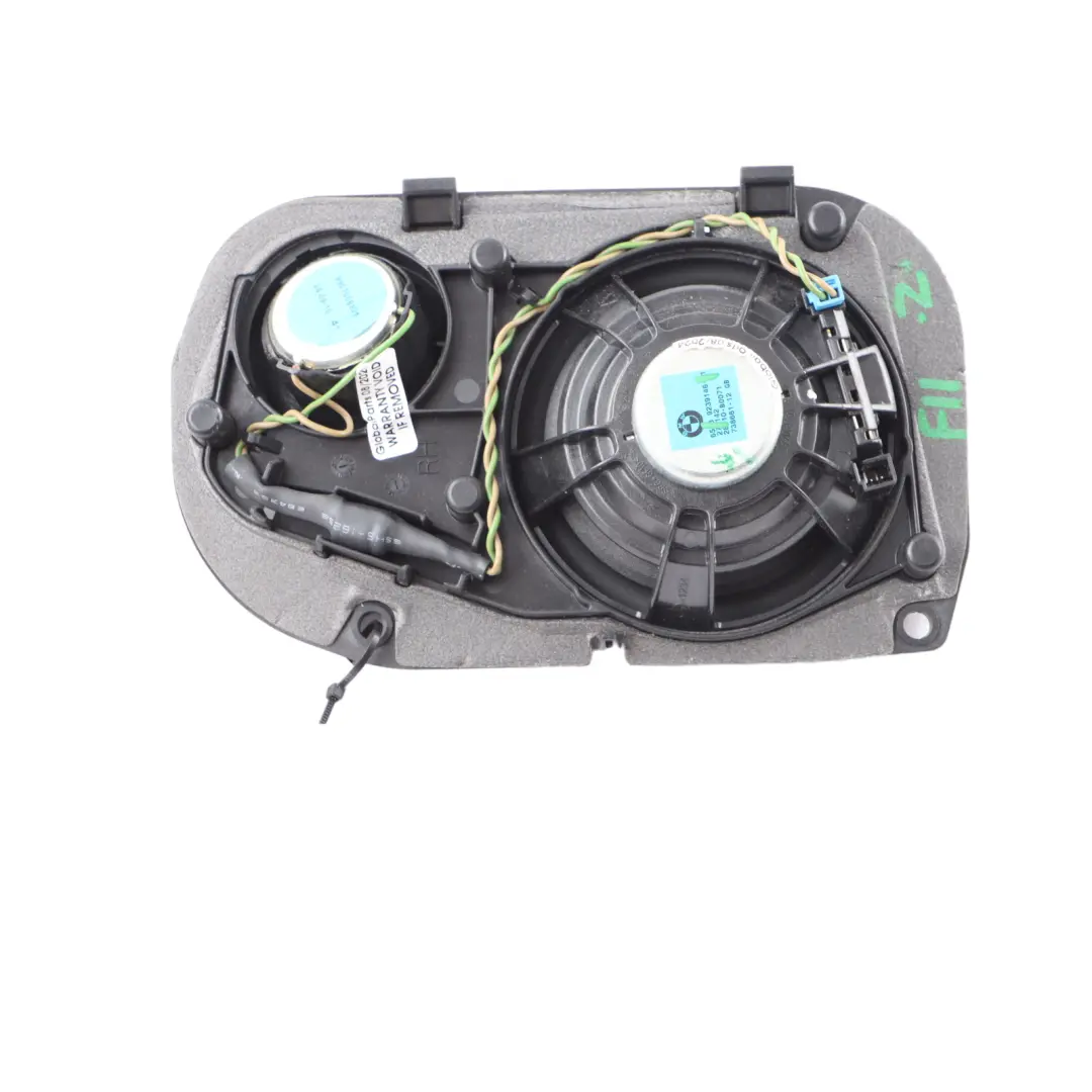 Loudspeaker Audio Speaker Right O/S Headlining HiFi to BMW F11 Touring with Part number 9239146 BMW F11 Touring Loudspeaker Audio Speaker Right O/S Headlining HiFi - SKU 9239146 - Part number 9239146
