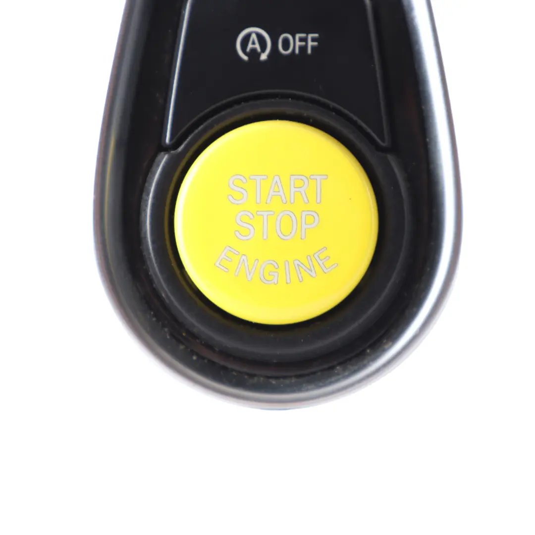  Start Stop Switch BMW F20 F21 F22 F30 F31 Engine Button Yellow - SKU 9250734-8 - Part number 9250734