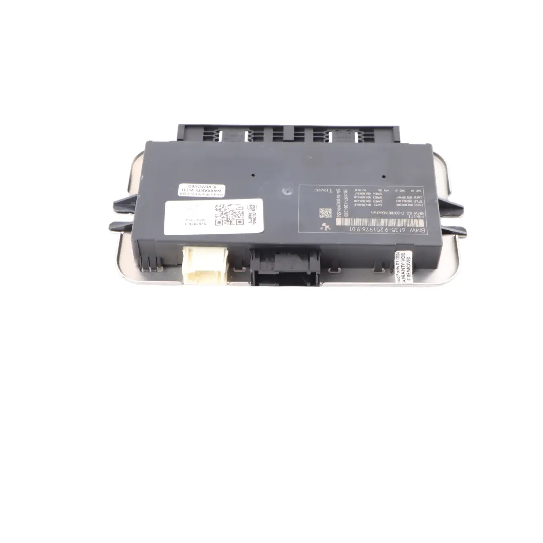 Footwell Light Control Unit Module ECU FRM III to BMW F02 with Part number 9251976 BMW F02 Footwell Light Control Unit Module ECU FRM III - SKU 9251976-1 - Part number 9251976