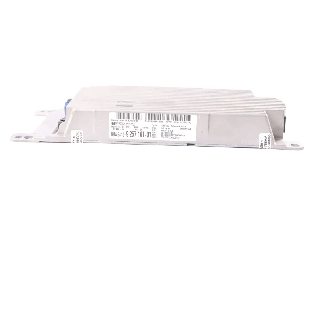  Module Bluetooth BMW E81 E87 E90 E91 LCI Combox Telematics - SKU 9257161 - Numéro de pièce 9257161