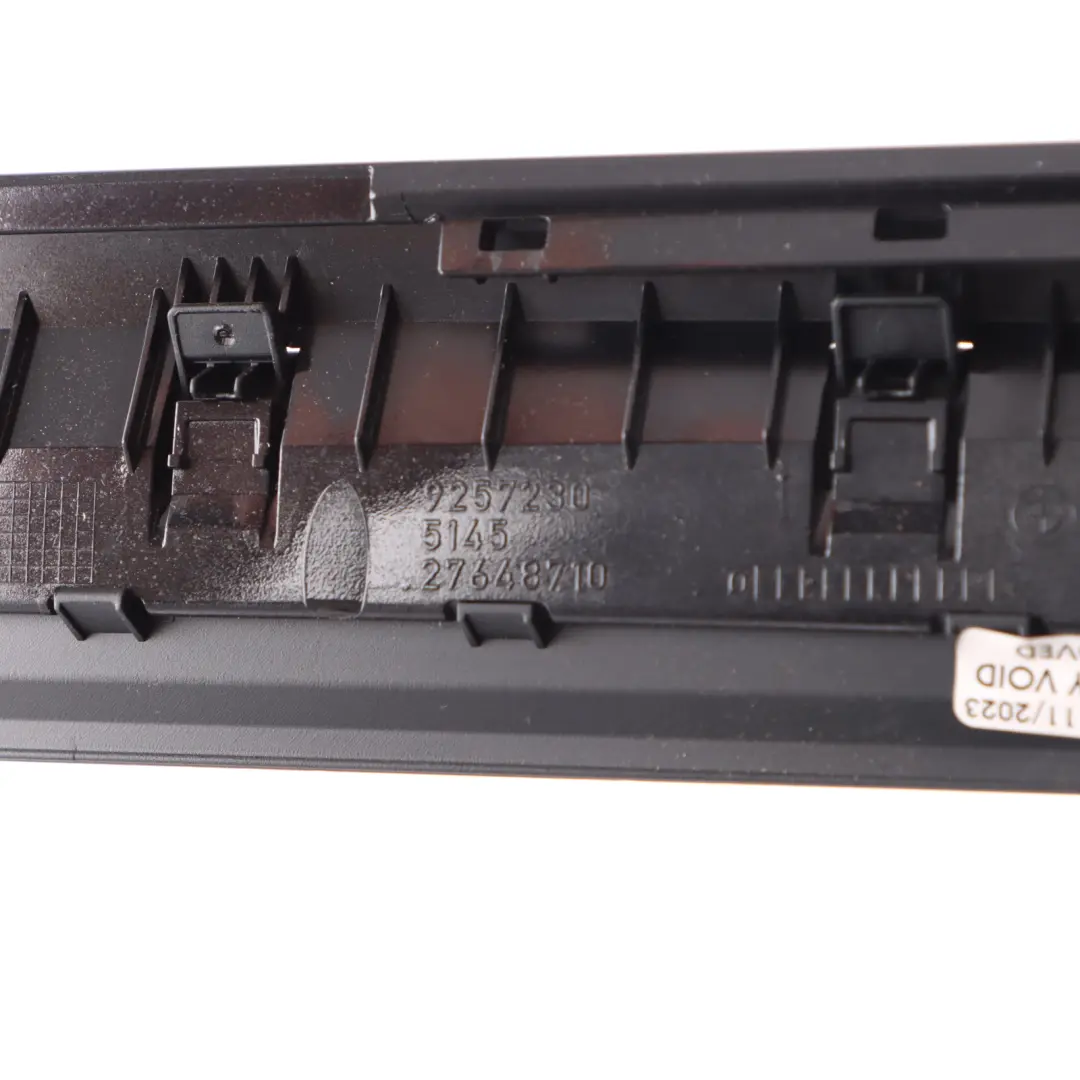 Dashboard Strip Instrument Panel Passenger Side Trim Cover High Gloss to BMW X3 F25 with Part number 9257230 BMW X3 F25 Dashboard Strip Instrument Panel Passenger Side Trim Cover High Gloss - SKU rhd-9257230 - Part number 9257230