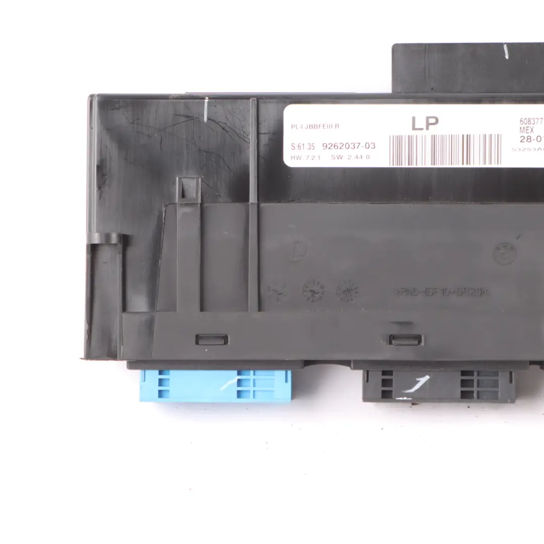 BMW X5 E70 ECU Body Control Module Junction Box JBBFEIIIR LP - SKU 9262037-1 - Part number 9262037