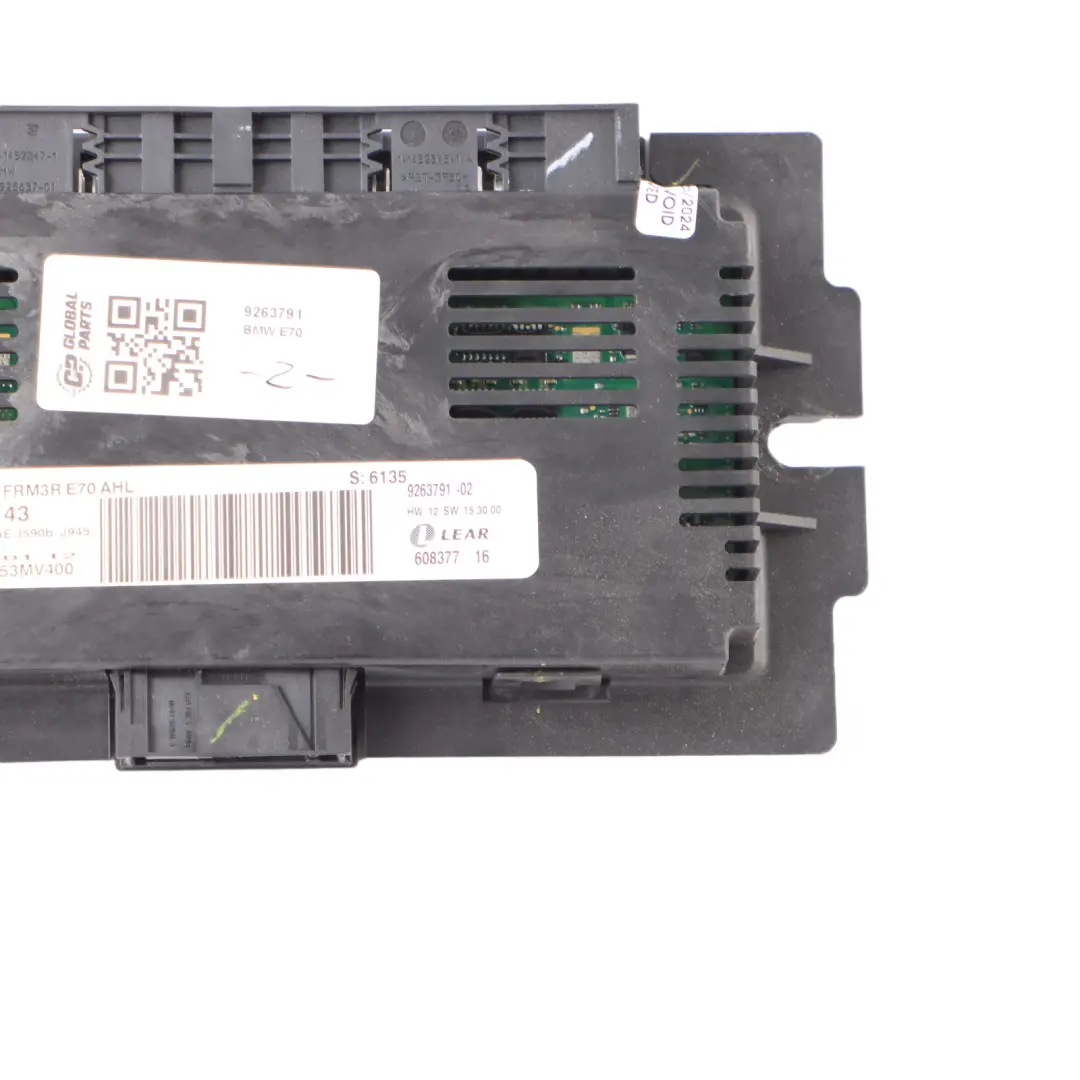 BMW X5 E70 Footwell Light Module Control Unit ECU FRM II AHL Lear - SKU 9263791 - Part number 9263791