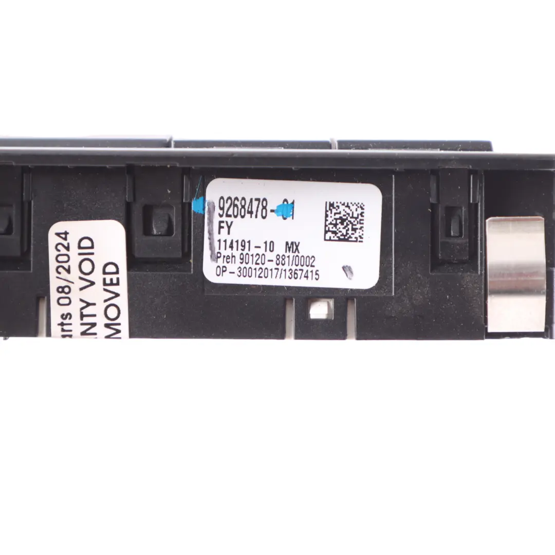 BMW F20 F21 F30 F31 Asistencia conductor ACC Cambio carril Botón Panel - SKU 9268478 - Número de pieza 9268478