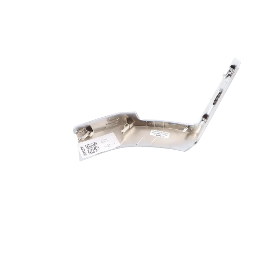 BMW X5 F15 X6 F16 Baguette Décor Tableau de Bord Droite Chrome Brillant - SKU 9270670 - Numéro de pièce 9270670