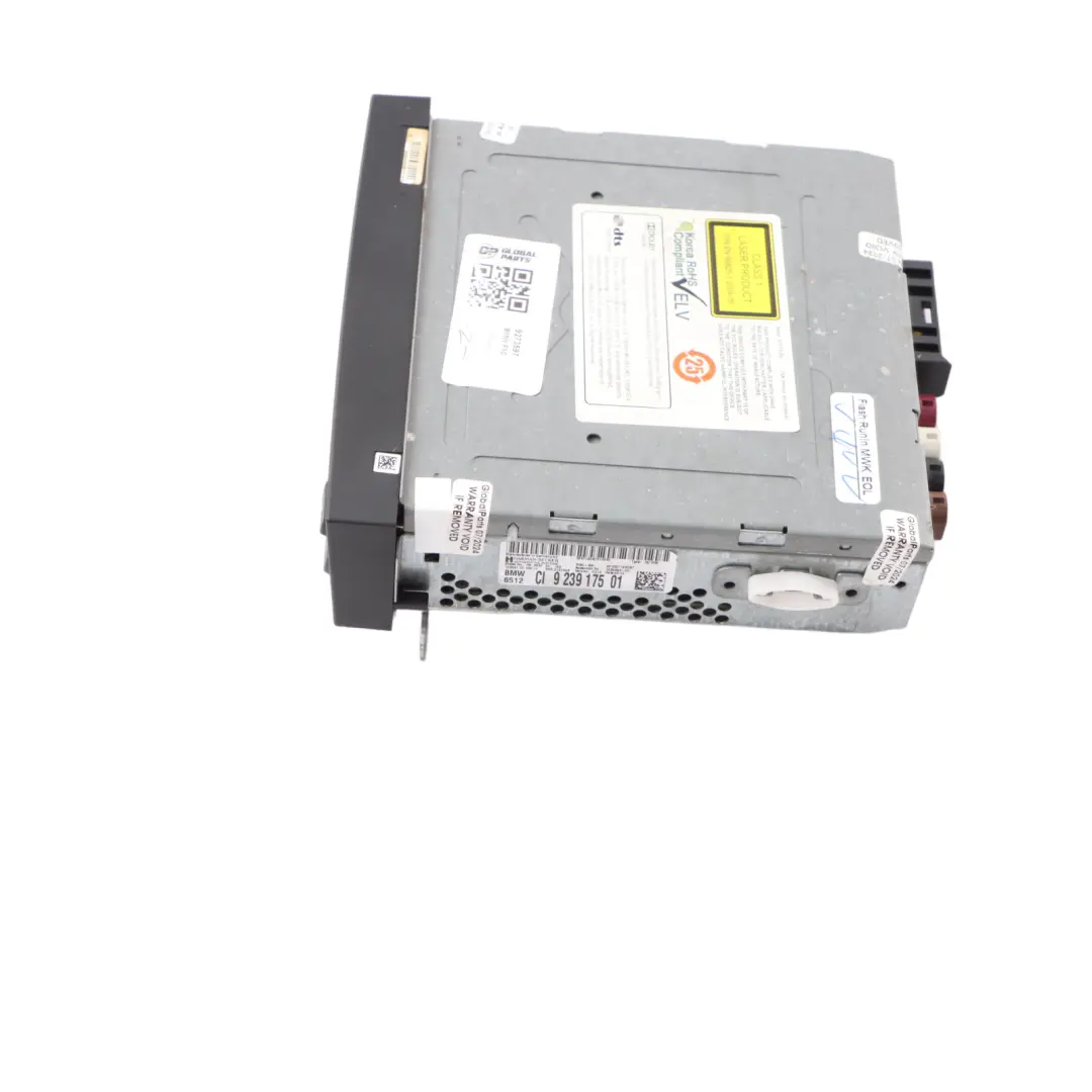 BMW F01 F10 F11 Reproductor De Audio Trasero DVD Fondo ECE US Principal - SKU 9273597 - Número de pieza 9273597