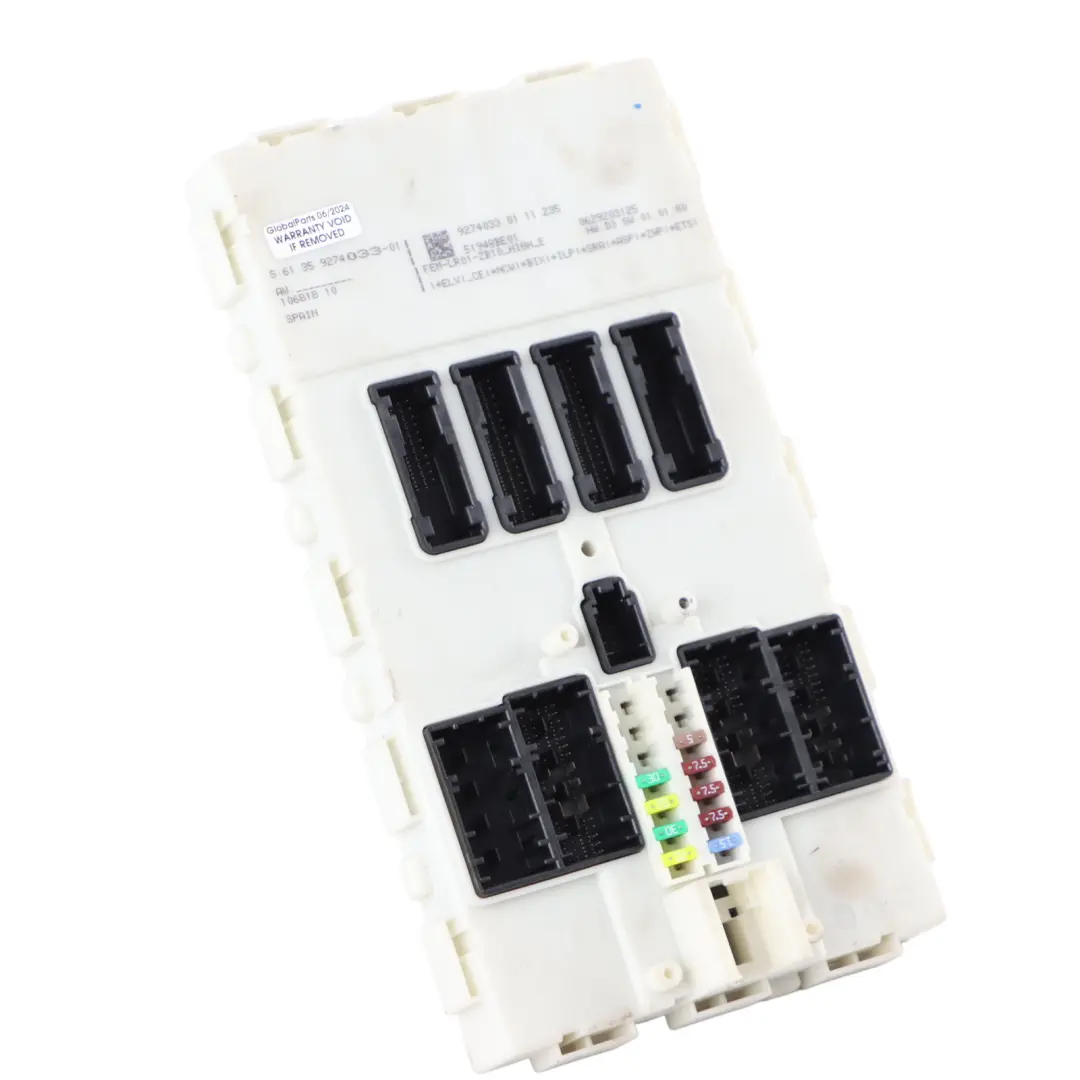 Body Control Comfort Module Unit FEM ECU to BMW F20 F21 F30 F31 F32 with Part number 9274033 BMW F20 F21 F30 F31 F32 Body Control Comfort Module Unit FEM ECU - SKU 9274033 - Part number 9274033