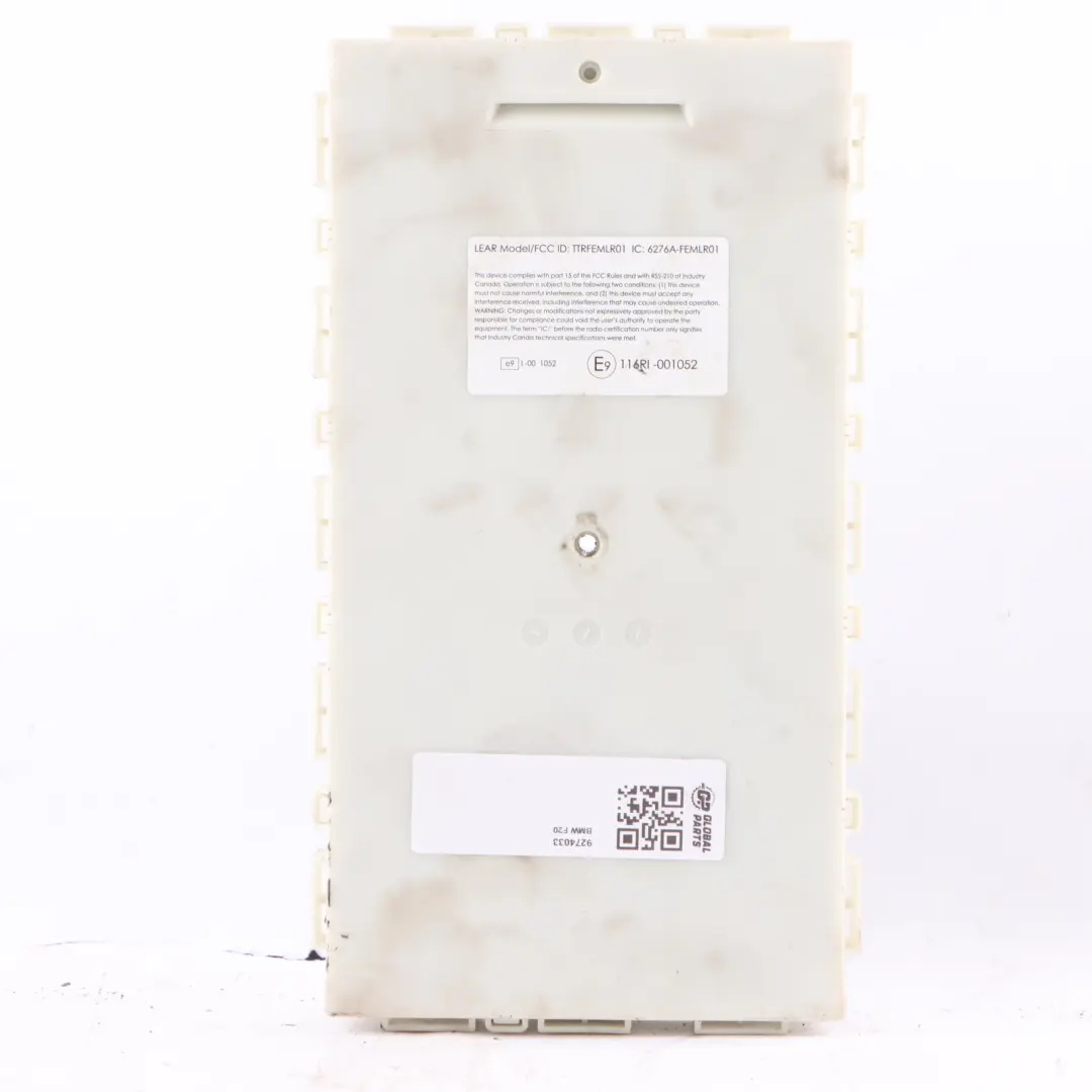 Body Control Comfort Module Unit FEM ECU to BMW F20 F21 F30 F31 F32 with Part number 9274033 BMW F20 F21 F30 F31 F32 Body Control Comfort Module Unit FEM ECU - SKU 9274033 - Part number 9274033