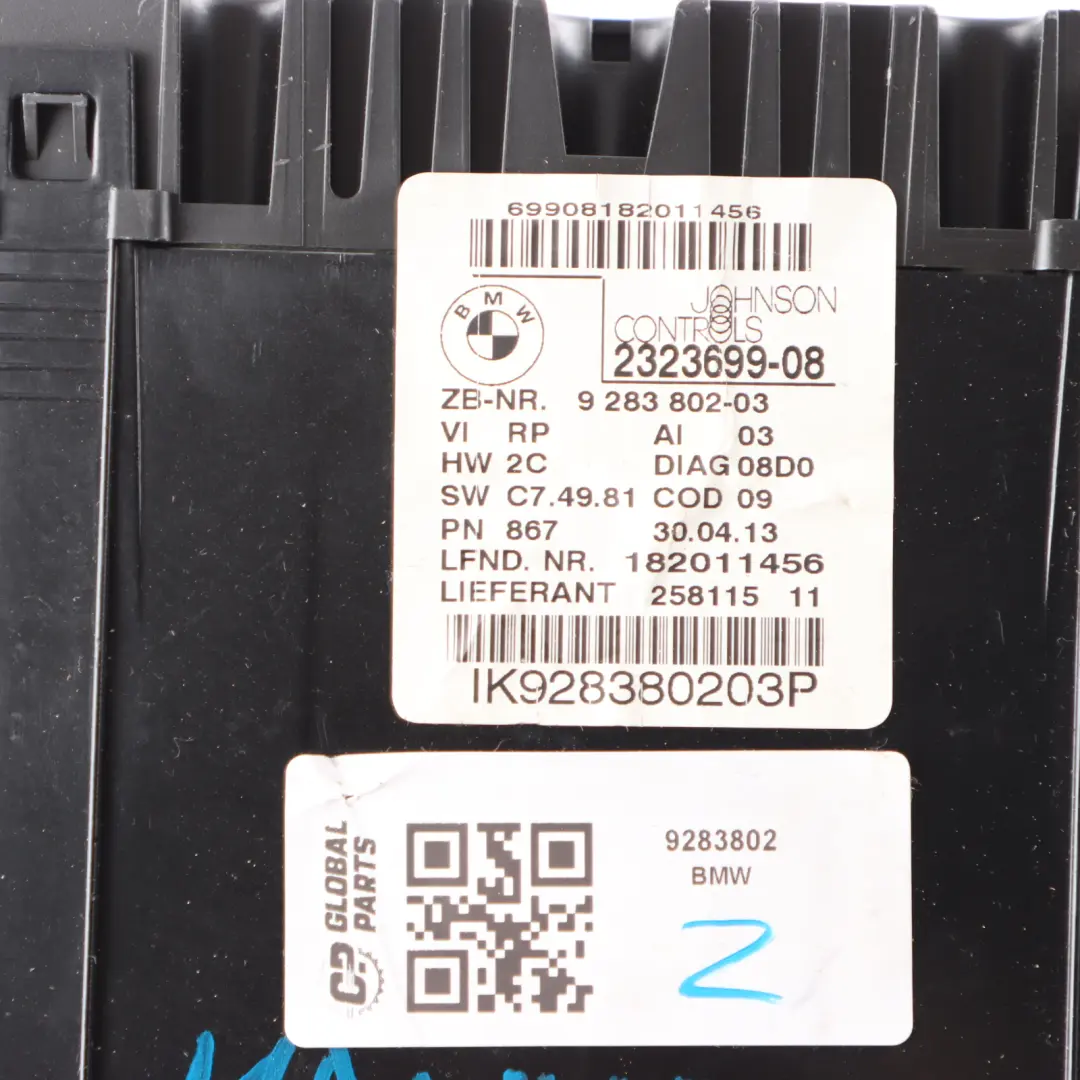  Instrument Cluster BMW E81 E87 E88 Diesel Speedo Clocks Meter Manual - SKU rhd-9283802 - Part number 9283802