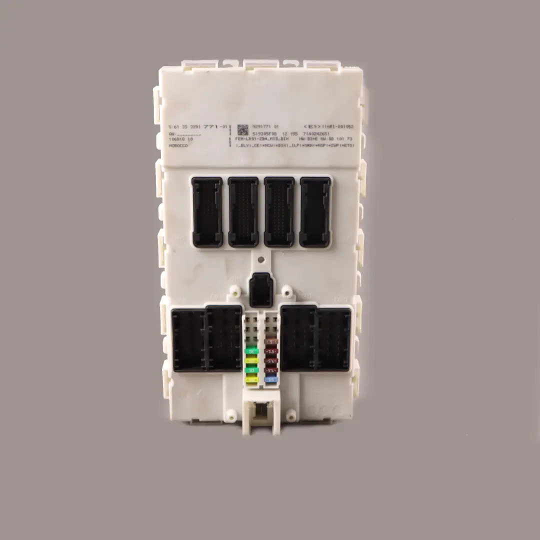 Body Control Module Lear BCM Unit ECU to BMW with Part number 9291771 BMW Body Control Module Lear BCM Unit ECU - SKU 9291771 - Part number 9291771