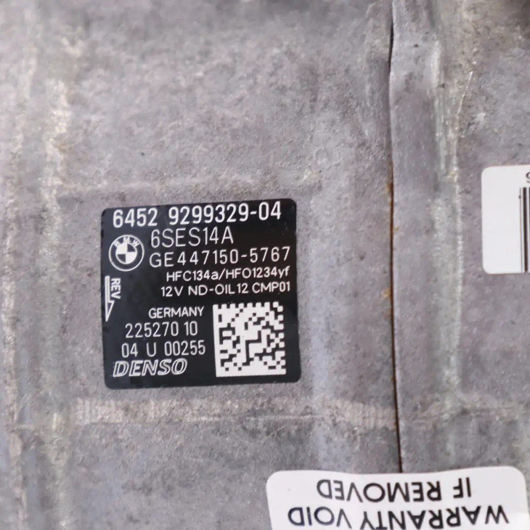 BMW F20 F21 F30 F31 LCI Sprężarka Klimatyzacji - SKU 9299329 - Numer Części 9299329