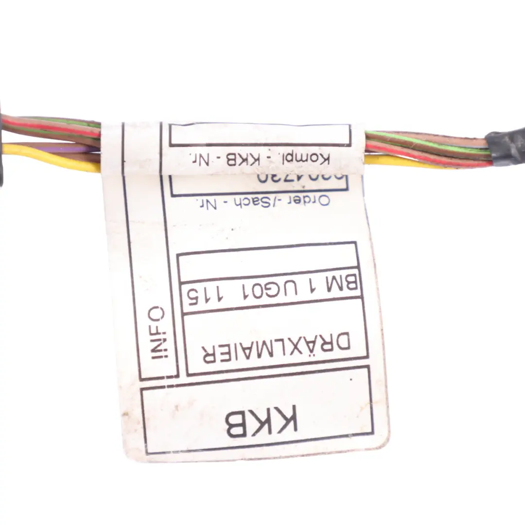 BMW X3 F25 Sensore di Parcheggio Paraurti Posteriore Cablaggio - SKU 9304730 - Numero di parte 9304730