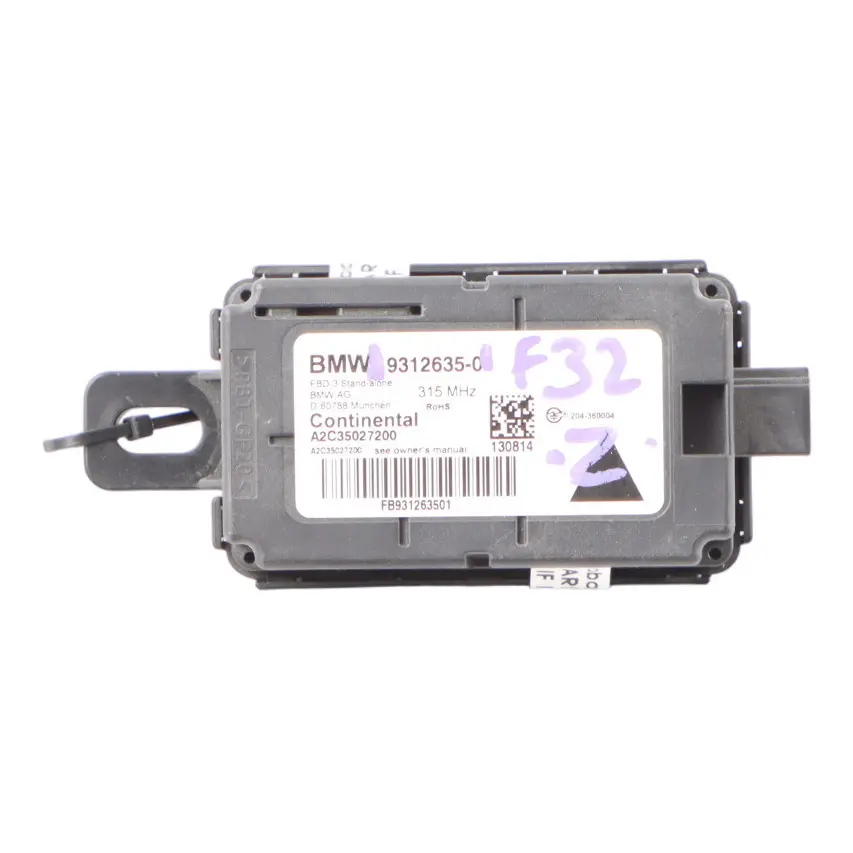 Radio Remote Control Receiver 315 MHZ to BMW F45 X1 F48 Mini F55 F56 with Part number 9312635 BMW F45 X1 F48 Mini F55 F56 Radio Remote Control Receiver 315 MHZ - SKU 9312635 - Part number 9312635
