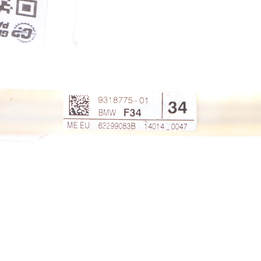 BMW F34 GT Lichtwellenleiter Sensor Fußgängerschutz PTS Steuergerät - SKU 9318775 - Teilenummer 9318775