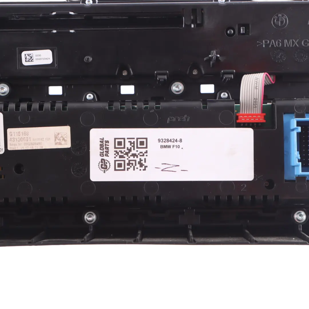 Aire Acondicionado A/C Clima Control Radio Interruptor Panel 9241239 para BMW F10 F11 con número de pieza 9328424 BMW F10 F11 Aire Acondicionado A/C Clima Control Radio Interruptor Panel 9241239 - SKU 9328424-8 - Número de pieza 9328424