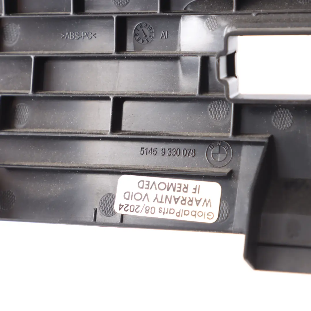 Dashboard Trim Panel Assist Switch Cover to BMW F30 LCI Hybrid with Part number 9330078 BMW F30 LCI Hybrid Dashboard Trim Panel Assist Switch Cover - SKU 9330078 - Part number 9330078