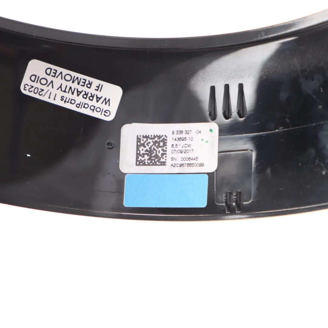  Screen Ring Mini F56 F57 JCW Navigation Display Head Unit Trim Cover - SKU 9338327 - Part number 9338327