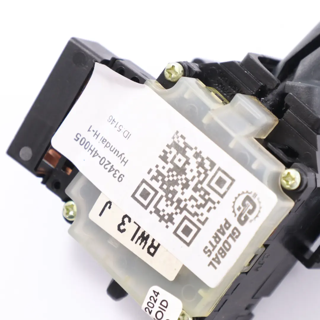 Wiper Stalk Control Arm Switch Unit to Hyundai H-1 with Part number 93420-4H005 Hyundai H-1 Wiper Stalk Control Arm Switch Unit - SKU 93420-4H005 - Part number 93420-4H005