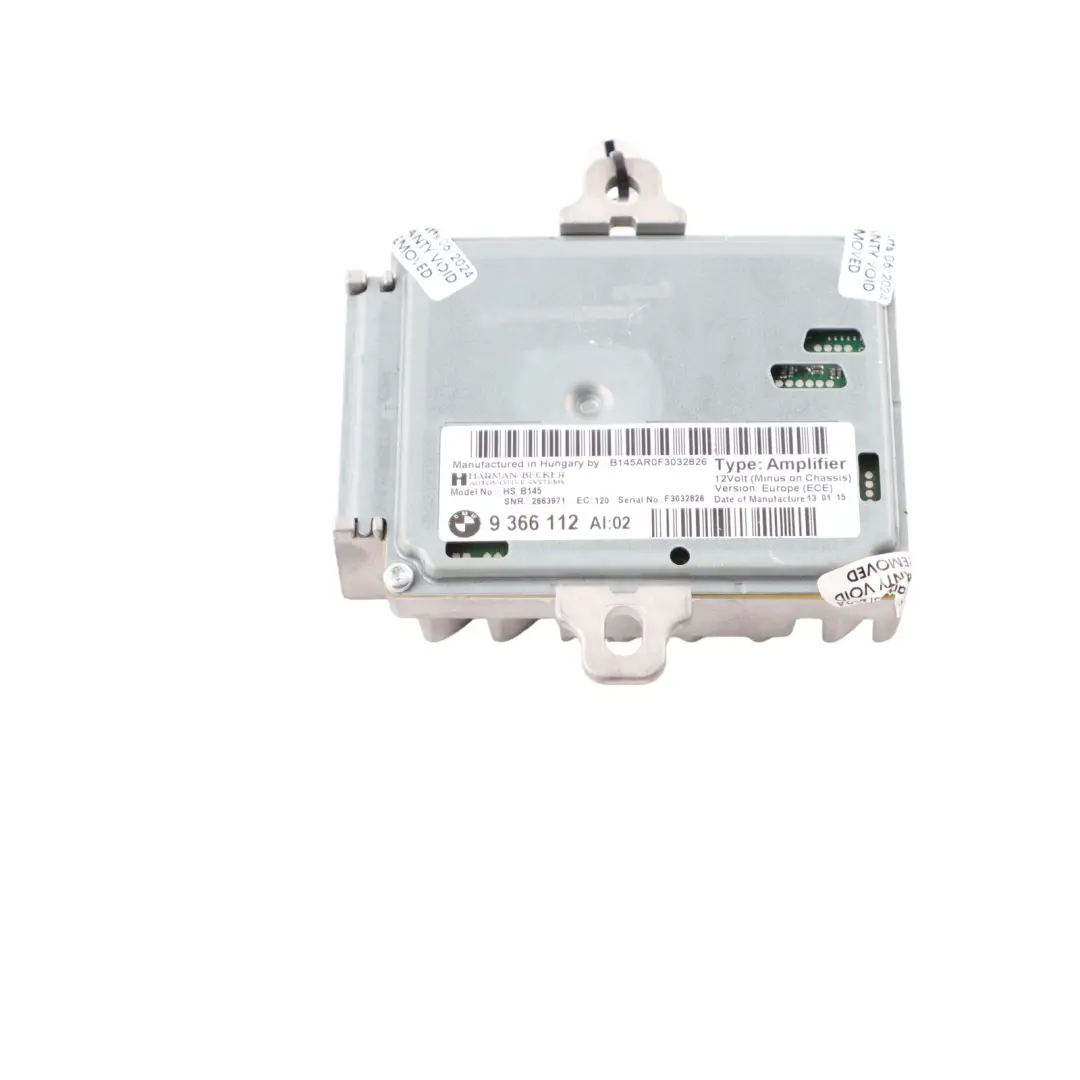 Mini F56 Active Sound Design Radio Audio Amplifer Control Unit Module - SKU 9366112 - Part number 9366112