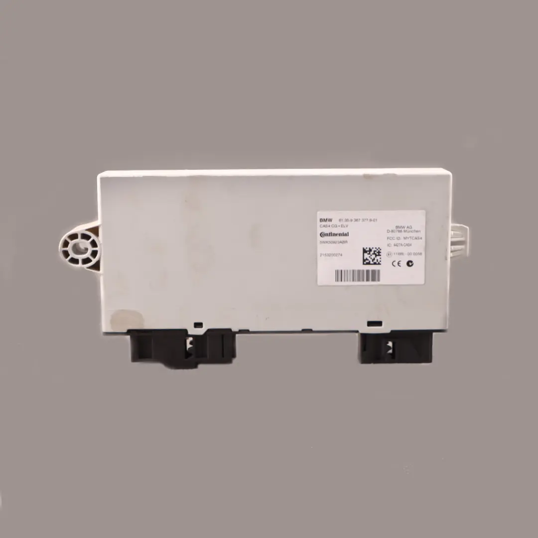 CAS 4 Car Acess System Control Module Unit ECU CAS4 CG+ELV to BMW F10 520d with Part number 9367377 BMW F10 520d CAS 4 Car Acess System Control Module Unit ECU CAS4 CG+ELV - SKU 9367377 - Part number 9367377