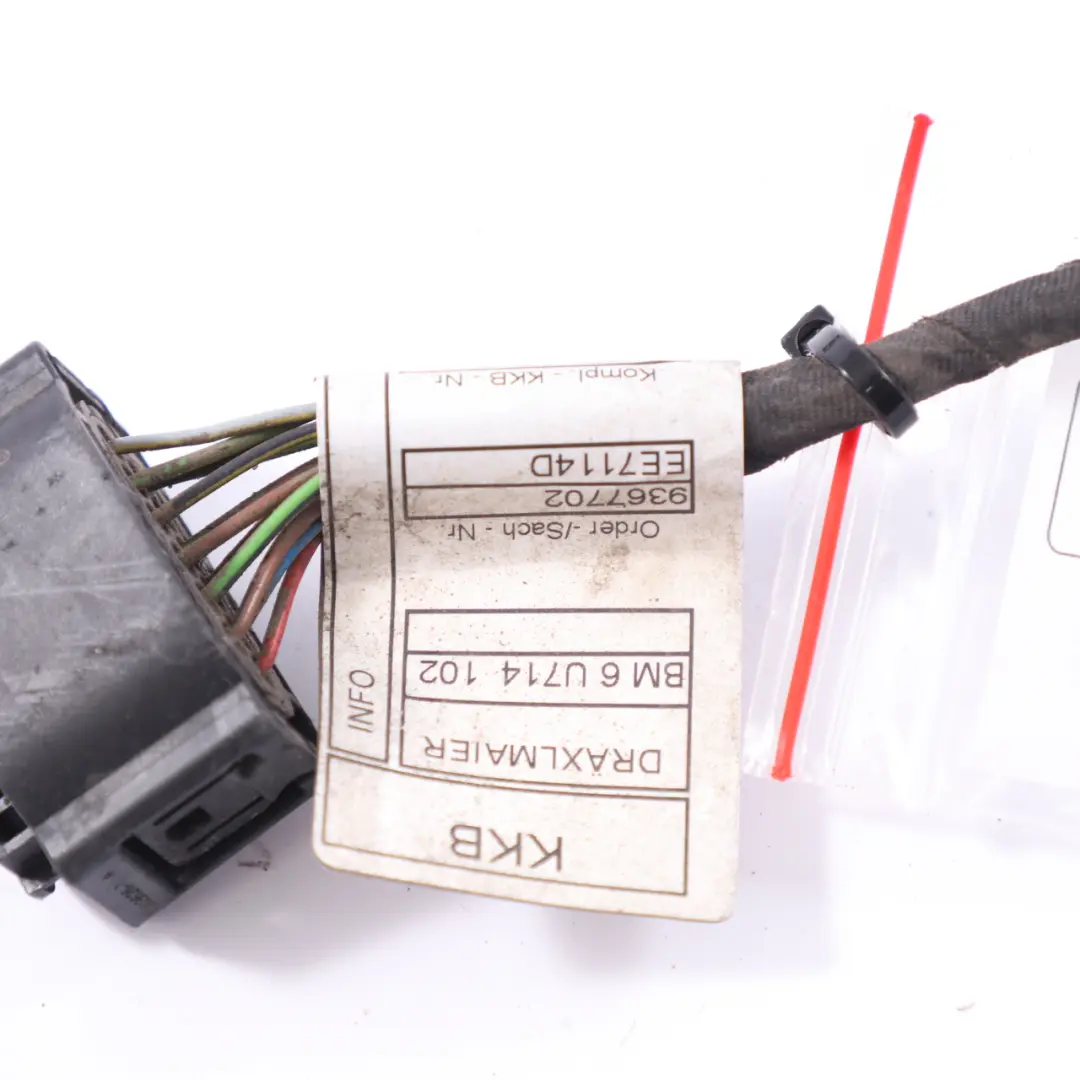 BMW X6 F16 Stoßstange PDC Kabelbaum Parksensor hinten Kabelbaum - SKU 9367702 - Teilenummer 9367702