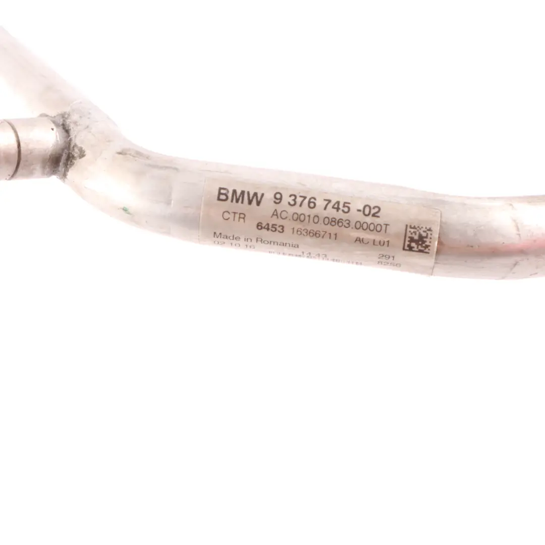 BMW F10 F11 LCI Air Conditioning Hose Pipe Line A/C Condenser - SKU 9376745 - Part number 9376745