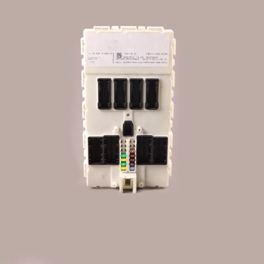Fuse Box Control Unit SAM Module Relay to BMW F20 with Part number 9381105 BMW F20 Fuse Box Control Unit SAM Module Relay - SKU 9381105 - Part number 9381105