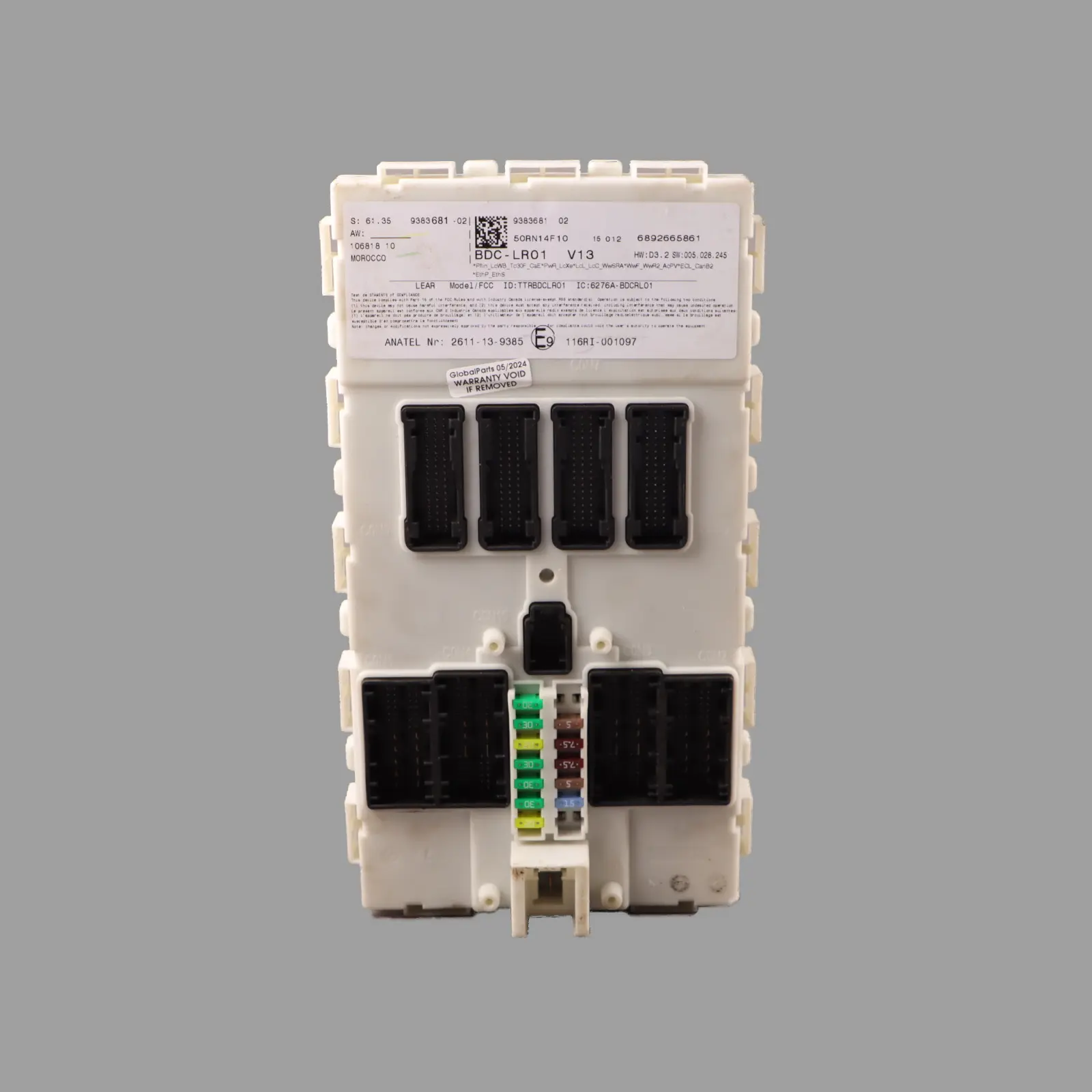 Mini F55 Boîte à fusibles Module contrôle de la carrosserie avant BCM 13275881