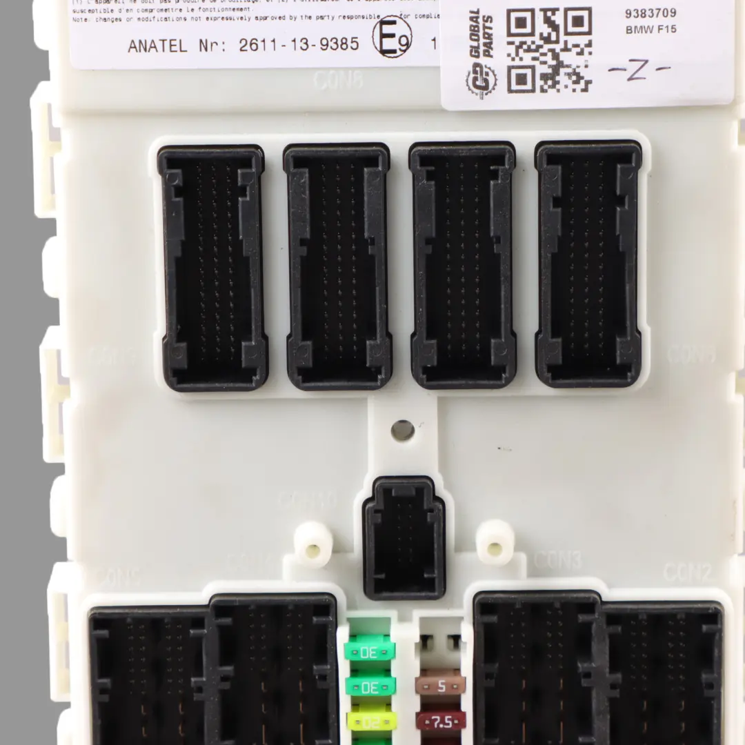 Fuse Box Body Control Module BCM ECU Unit to BMW X5 F15 X6 F16 M Sport with Part number 9383709 BMW X5 F15 X6 F16 M Sport Fuse Box Body Control Module BCM ECU Unit - SKU 9383709 - Part number 9383709
