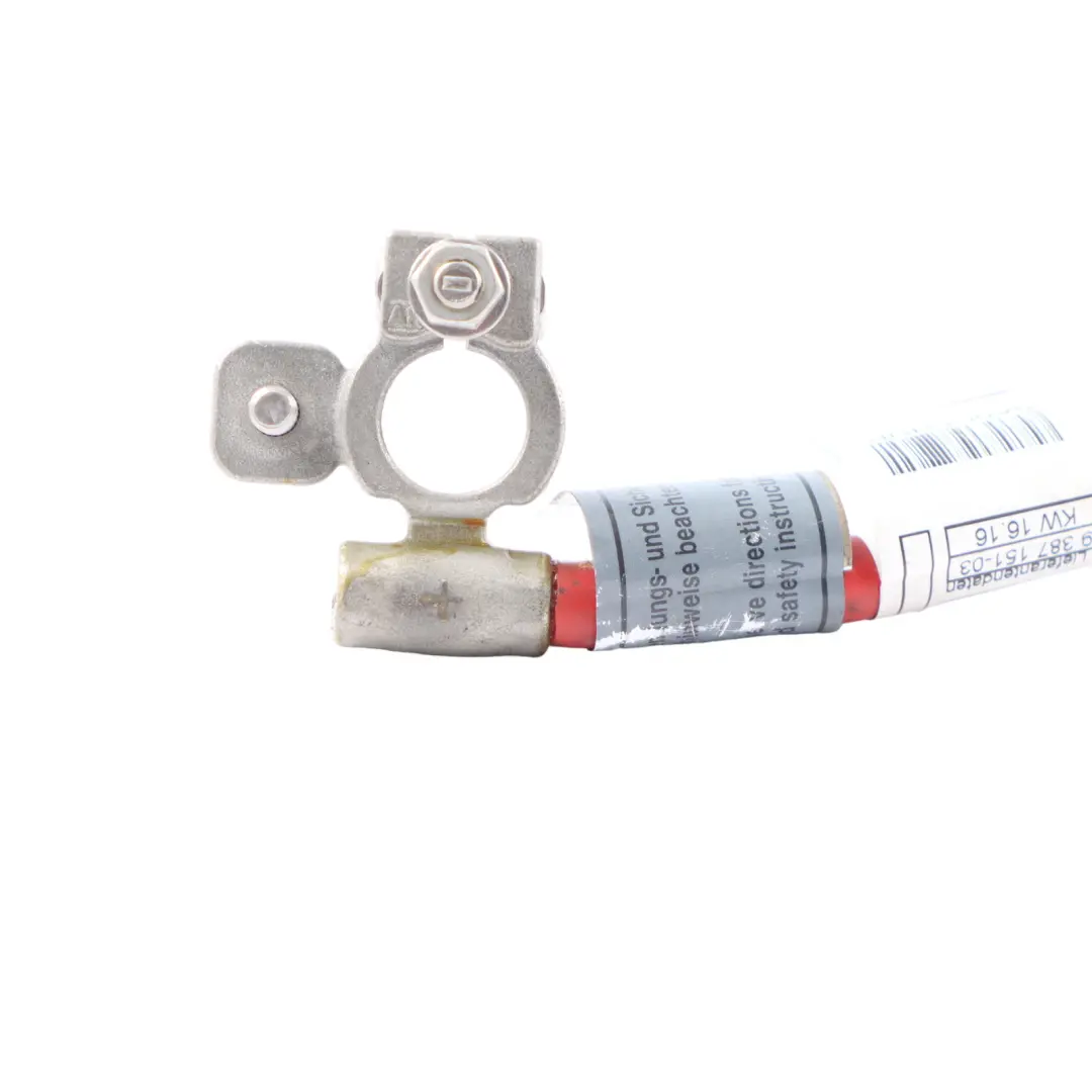 B48X Kabel Przewód Dodatni Akumulatora A do BMW F30 Hybrid 330e o numerze 9387151 BMW F30 Hybrid 330e B48X Kabel Przewód Dodatni Akumulatora A - SKU 9387151-1 - Numer Części 9387151