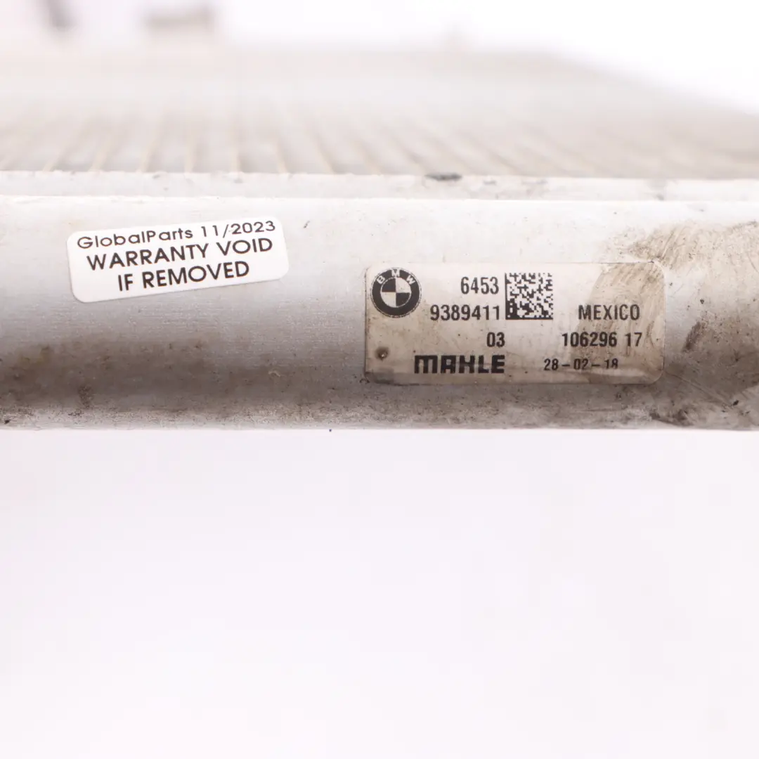 Con Condenser BMW X3 G01 X5 G05 Air Conditioning Condenser Diesel to Air with Part number 9389411 Air Con Condenser BMW X3 G01 X5 G05 Air Conditioning Condenser Diesel - SKU 9389411 - Part number 9389411