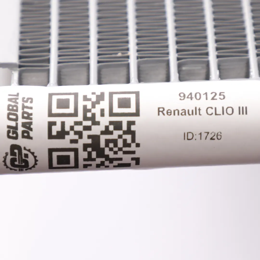 Condenseur Climatisation A/C pour Renault Clio III à propos du numéro de pièce 940125 Renault Clio III Condenseur Climatisation A/C - SKU 940125 - Numéro de pièce 940125