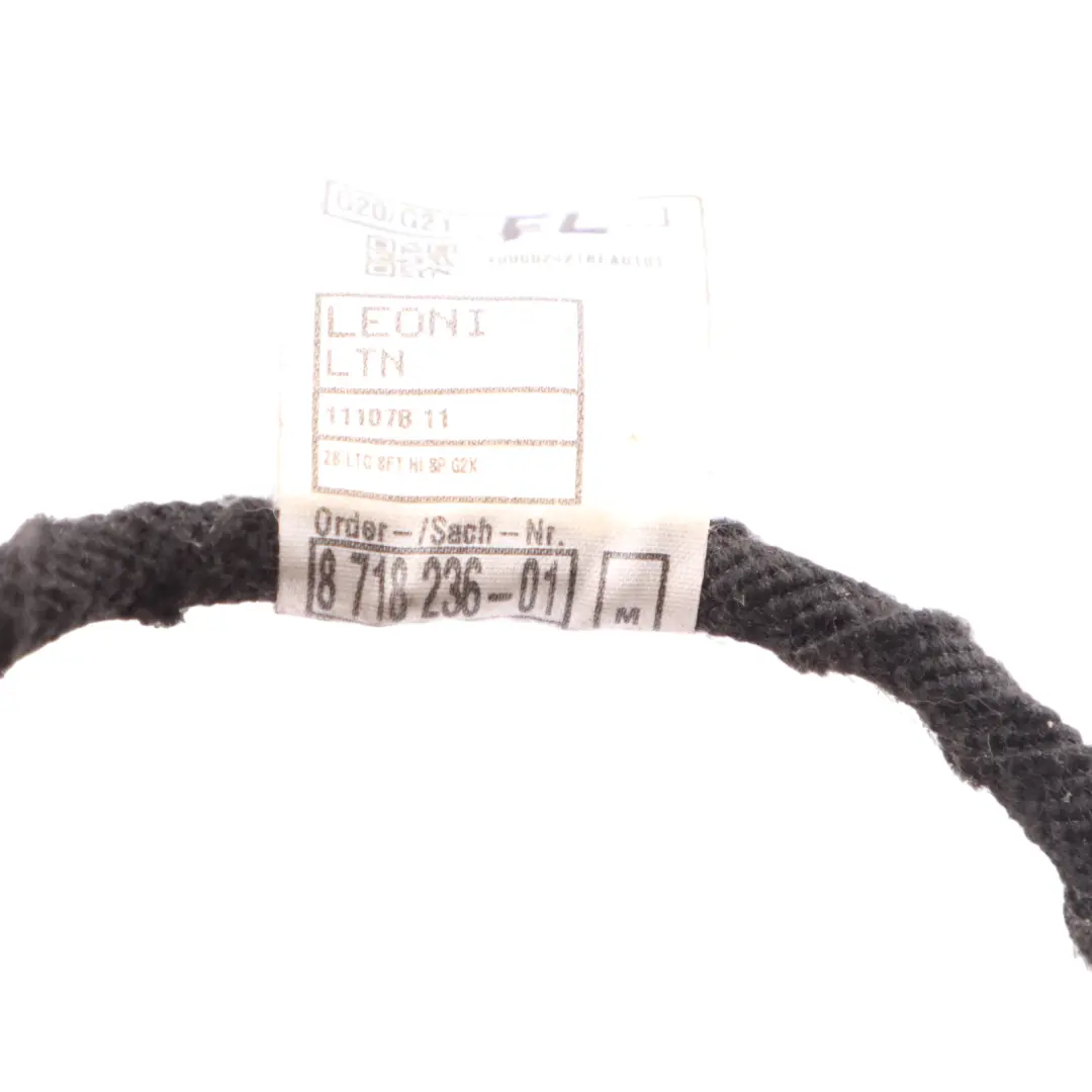 Front Passenger Side Door Cable Harness Wiring Control Unit to BMW G20 G21 with Part number 9436286 BMW G20 G21 Front Passenger Side Door Cable Harness Wiring Control Unit - SKU 9436286 - Part number 9436286